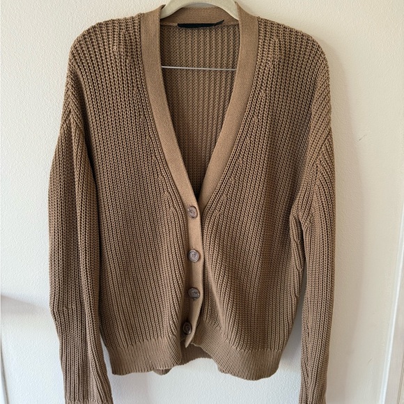 Jenni Kayne Tan Cardigan Sweater